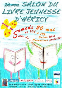 affiche dernière version salon du livre hericy