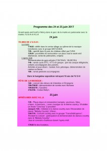 Flyers fête de l'été verso