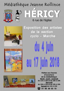 Exposition Cyclo-Marche @ Médiathèque Jeanne Rollince | Héricy | Île-de-France | France