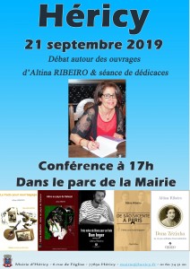 Conférence madame RIBEIRO Altina @ Parc de la Mairie 