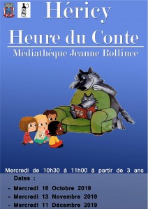 Heure du Conte @ Médiathèque Jeanne Rollince