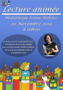 Lecture animée @ Médiathèque Jeanne Rollince