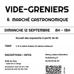 INSCRIPTION vide grenier la Brosse