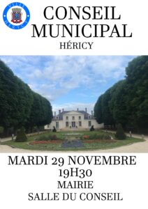 Conseil Municipal @ Mairie d'Héricy