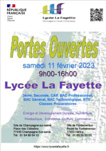 Portes Ouvertes du lycée La Fayette @ Lycée La Fayette