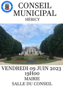 Conseil Municipal @ Mairie d'Héricy