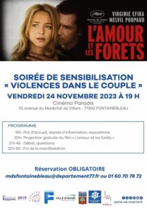Soirée de sensibilisation "violence dans le couple" @ Cinéma Paradis