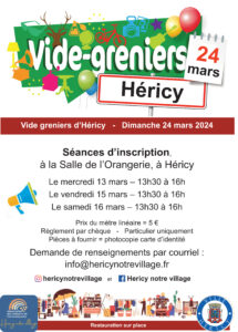 Inscription Vide-greniers @ Salle de l'Orangerie