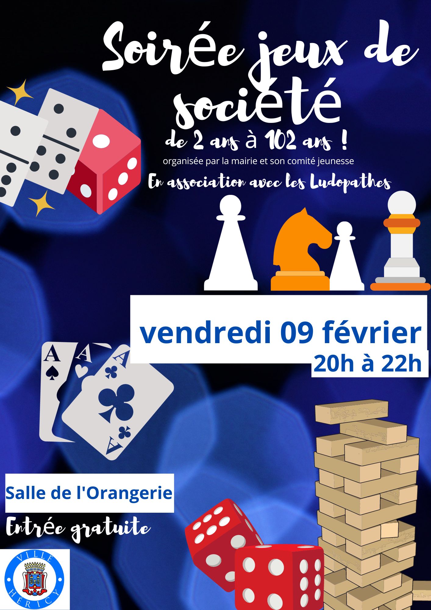 Soirée jeux, 9 février 2024