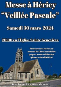 Veillée Pascale @ église Sainte Geneviève