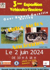 3ème exposition de véhicules anciens @ cours Robert Cornille