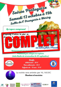 Soirée Portugaise (Complet) @ Salle de l'Orangerie