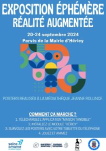 Exposition éphémère " Réalité augmentée" @ Parvis de la mairie