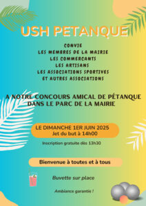 Concours amicale de pétanque @ Parc de la Mairie