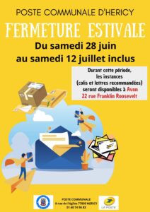 Fermeture agence postale communale