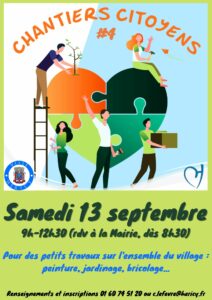 Chantiers Citoyens @ Mairie d'Héricy