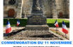 Commémoration du 11 novembre