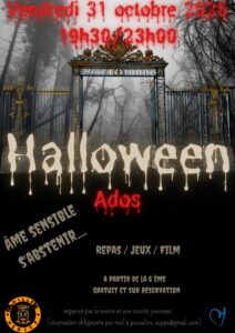 Halloween Ados @ Parc de la Mairie / Cornille