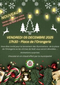 Illumination de la place de l'Orangerie @ Place de l'Orangerie