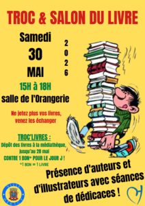 Troc & Salon du livre @ Salle de l'Orangerie