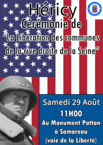 Cérémonie de "La Libération des communes de la rive droite de la Seine" 2026 @ Monument Patton