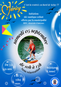 Initiation ski-nautique enfant @ Descente à bateau