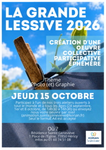 La grande lessive 2026 @ Korian Sainte Geneviève